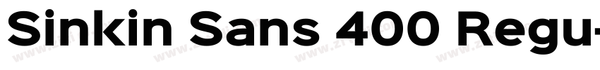 Sinkin Sans 400 Regu字体转换